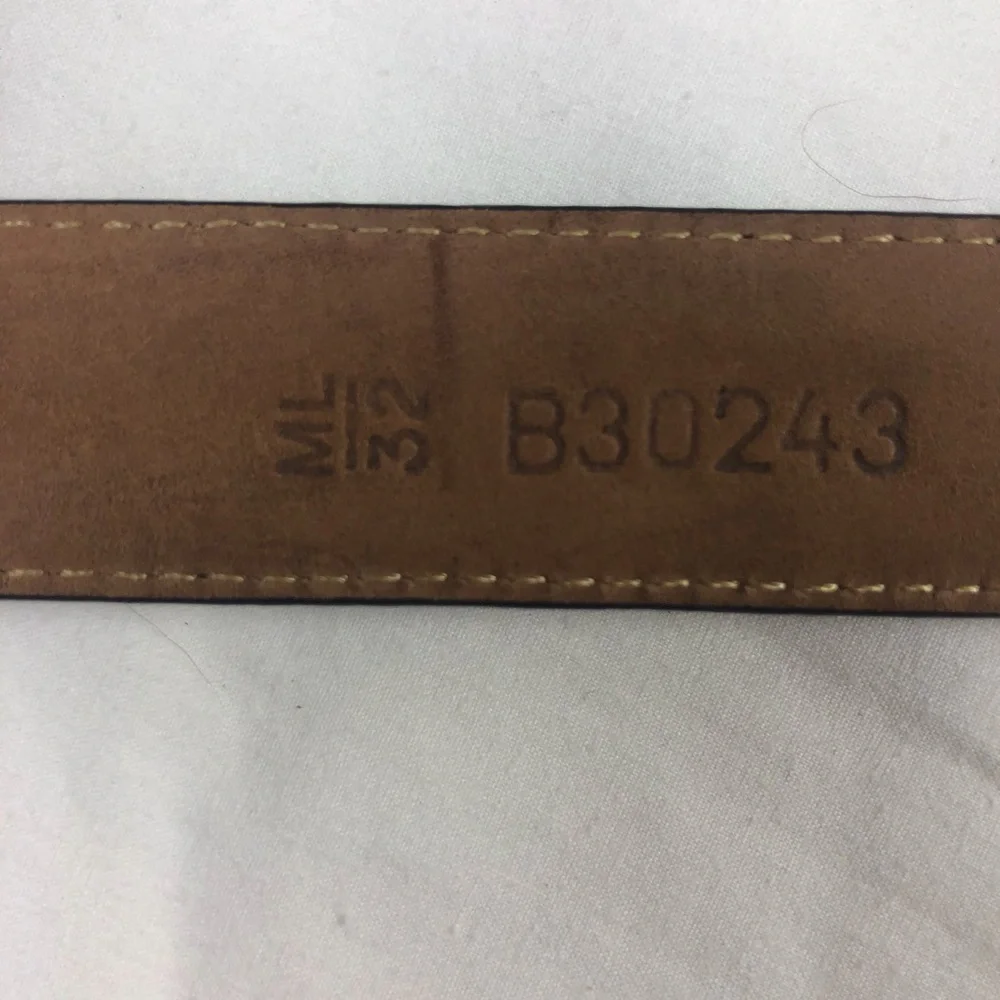 Brighton | Black Leather Belt with‎ Golf Charms